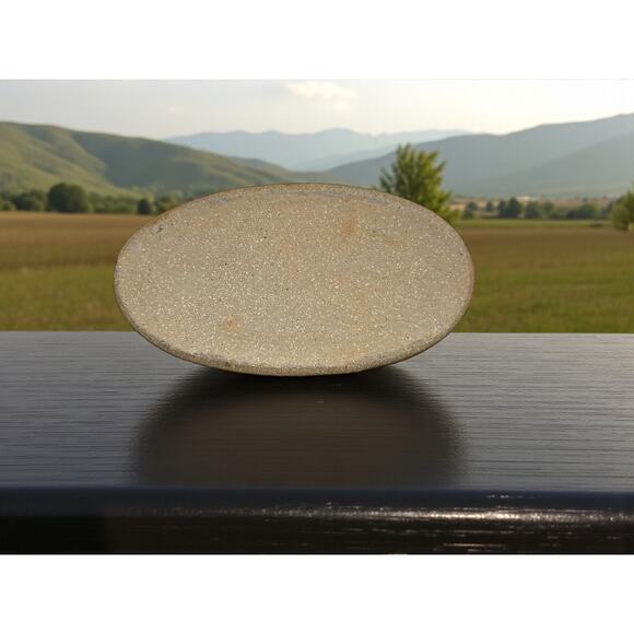 Brad Tucker Studio Pottery Basket Vase North Carolina Blue Brown Textured Glaze - Picture 9 of 9